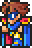 Pixelgrafik på Bartz som Blue Mage