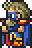 Pixelgrafik på Galuf som Blue Mage