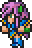 Pixelgrafik på Faris som Knight