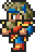 Pixelgrafik på Galuf som Knight